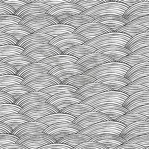 Бесшовные с абстрактными волнами текстуры - векторный графический клипарт