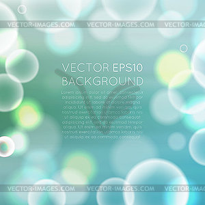 Colorful bokeh abstract background - vector clip art