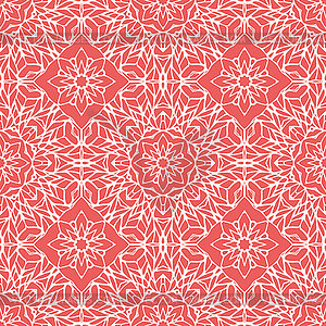 Seamless pattern with ethnic lace ornament - vector clipart