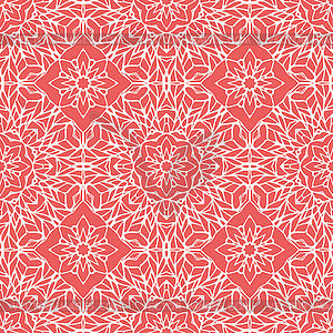 Seamless pattern with ethnic lace ornament - vector clipart