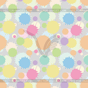 Seamless patterm with painted splash texture - vector image