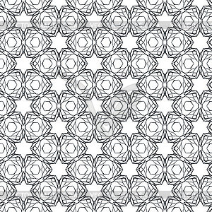 Бесшовные с мозаичным кружева орнамент - векторное графическое изображение