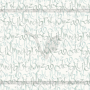 Seamless pattern with letters - vector clip art