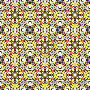 Seamless pattern with decorative ornament - vector clip art