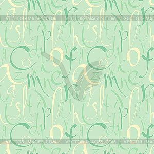 Seamless pattern with letters - vector clipart