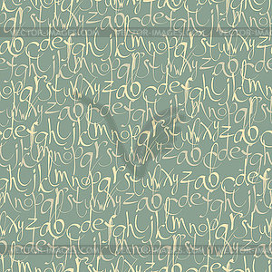 Seamless pattern with letters - vector image