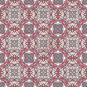 Seamless pattern with decorative ornament - vector image