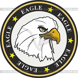 Eagle coat of arms - vector clip art