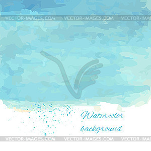 Soft watercolor - vector clipart