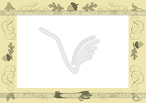 Hunter frame - vector clipart / vector image