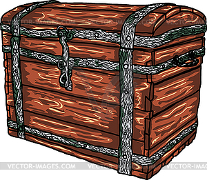 Antique chest - vector clip art