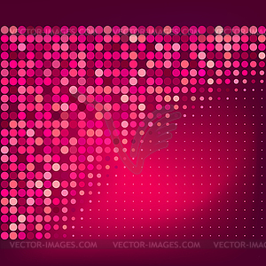 Abstract Red Dots Background - vector clipart / vector image