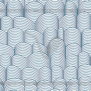 Seamless Abstract Waves Pattern, Background - vector clip art