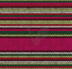 Style Seamless Knitted Pattern - vector image