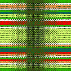 Seamless Knitted Pattern. Style Knit woolen jacquar - vector clipart