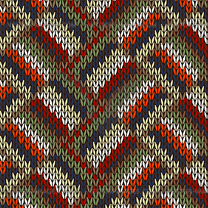 Seamless Knitted Pattern - vector image