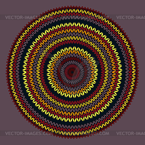 Style Circle Simple Color Needlework Background, - vector clipart