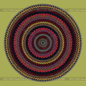 Style Circle Simple Color Needlework Background, - vector clip art