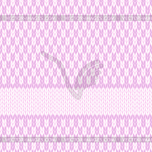 Knitted Seamless Pattern - vector image