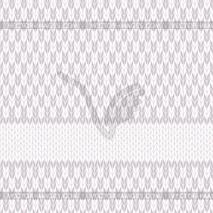 Knitted Seamless Pattern - vector clipart