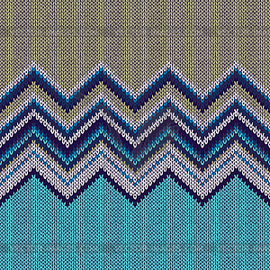 Knitted Pattern - vector clipart