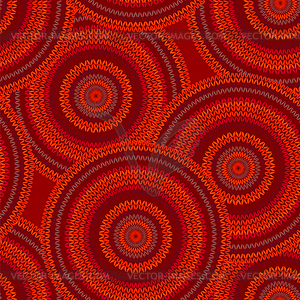Red Seamless Ethnic Geometric Knitted Pattern. Styl - vector EPS clipart