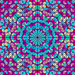 Abstract Colorful Digital Decorative Flower. - vector image