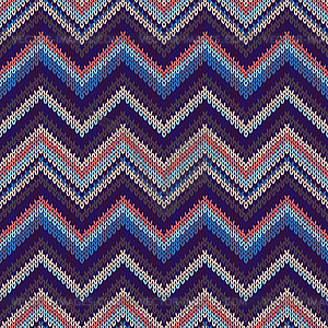 Seamless Ethnic Geometric Knitted Pattern. Style Re - vector image