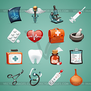 Medical Icons Set1. - vector image