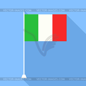 Flag of Italy. Vector illustration. - vector clip art