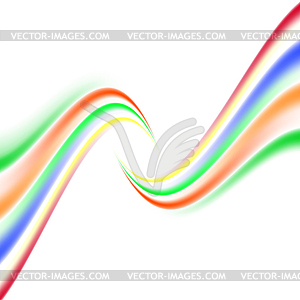 Abstract colorful wave background. Vector illustration  - vector image