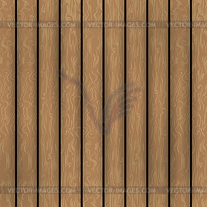 Wooden boards background. Vector illustration . - vector image