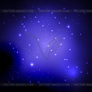 Abstract space. Vector illustration . - vector image