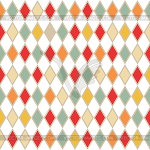 Abstract retro background with rhombus.  - vector clipart