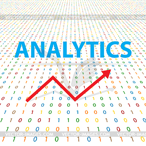 Аналитика в цифровом кибернетическом пространстве - графика в векторном формате