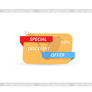 Discount big sale  - vector image