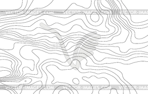 Topographic line map  - vector image