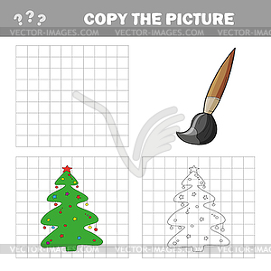 Copy picture, education game for children - - vector image