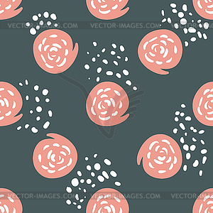 Pastel pink and grey brush stroke pattern - vector clip art