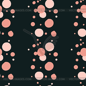 Pattern with pink dots - royalty-free vector image