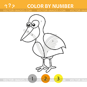 Educational children game. Color picture by - royalty-free vector clipart