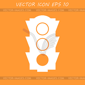 Icon, traffic  - vector image