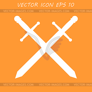 Sword icon beautiful - vector clipart