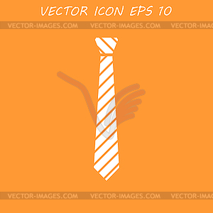 Simple icon tie - vector image