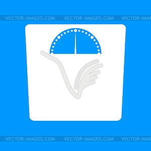 Weighting icon - vector clipart