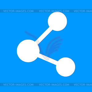 Share icon - vector image