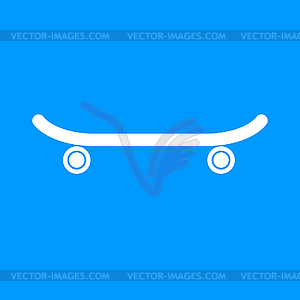 Icon of skateboard - vector clipart