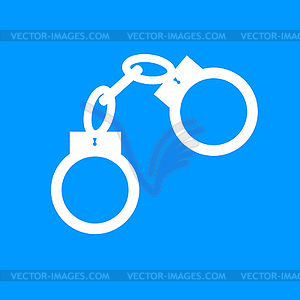 Handcuffs icon - vector clipart