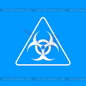 Biohazard sign or icon - vector clipart