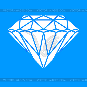 Diamond icon - - vector clipart / vector image